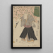 Acteur Ichikawa Danjuro VII en prêtre Seitaka - Toyokuni Utagawa — quadro incorniciato alla parete