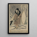 Ichikawa Sanshô - Toyokuni Utagawa — quadro incorniciato alla parete