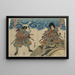 Nakamura Karoku Ichikawa Yaoz - Toyokuni Utagawa — quadro incorniciato alla parete