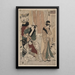 Satsuki - Toyokuni Utagawa — quadro incorniciato alla parete