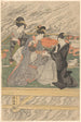 donne che prendono il tè sulla banchina - Toyokuni Utagawa — vista dell’opera