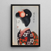 Maiko, apprendista geisha - Toyonari Yamamura — quadro incorniciato alla parete