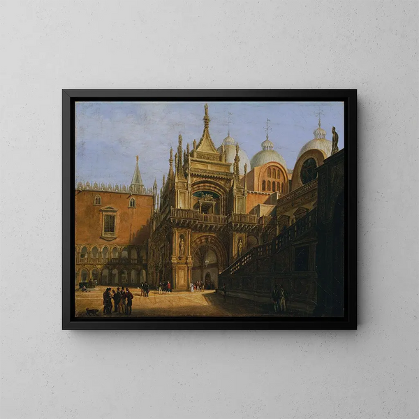 La cour du palais des Doges - Tranquillo Orsi — quadro incorniciato alla parete
