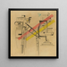 Trasmissione - Wassily Kandinsky — quadro incorniciato alla parete
