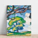 Riproduzione del dipinto Trees, Douglas Hall - Samuel John Peploe