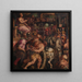 Trionfo dopo la vittoria su Pisa - Giorgio Vasari — quadro incorniciato alla parete
