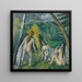Tre bagnanti - Paul Cézanne — quadro incorniciato alla parete