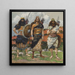 Tre dei capitani di David - James Tissot — quadro incorniciato alla parete