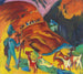 gregge di capre che rientrano - Ernst Ludwig Kirchner — vista dell’opera