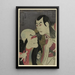 Nidaime Sawamura Yodogor no Kawatsura Hgen to Band Zenji no Oni Sadob - Tōshūsai Sharaku — quadro incorniciato alla parete