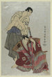 Sandaime Ichikawa Yaoz no Fuwa Banzaemon to Sandaime Sakata Hangor no Kosodate no Kannonb - Tōshūsai Sharaku — vista dell’opera