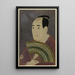 Sandaime Sawamura Sjr no Gishi Kurando - Tōshūsai Sharaku — quadro incorniciato alla parete