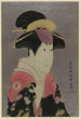 Segawa Tomisaburo en tant que Yadorigi, épouse d'Ogishi Kurando - Tōshūsai Sharaku — vista dell’opera