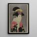 Segawa Tomisaburo en tant que Yadorigi, épouse d'Ogishi Kurando - Tōshūsai Sharaku — quadro incorniciato alla parete