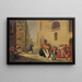 L'assassinat di Capodistria - Dionysios Tsokos — quadro incorniciato alla parete