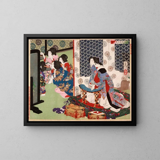 Tsukioka Yoshitoshi - A Banquet at the Koshida Palace.webp