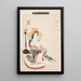 Éveil de la courtisane Jigokuday - Tsukioka Yoshitoshi — quadro incorniciato alla parete