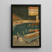 Furansu Igirisu sanpei daichsen no zu - Tsukioka Yoshitoshi — quadro incorniciato alla parete