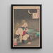 Lune del stele funeraria Sotoba no tsuki - Tsukioka Yoshitoshi — quadro incorniciato alla parete