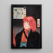 Hida no Tatewaki portant une perruque rouge - Tsukioka Yoshitoshi — quadro incorniciato alla parete