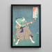 Horibe Yahei Minamoto Kanemaru - Tsukioka Yoshitoshi — quadro incorniciato alla parete