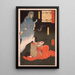 Iga no Tsubone avec Tengu, l'esprit de Fujiwara no Nakanari - Tsukioka Yoshitoshi — quadro incorniciato alla parete