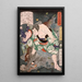Inuta Kobungo Yasuyori tuant un sanglier - Tsukioka Yoshitoshi — quadro incorniciato alla parete