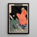 Kobayakawa Takakage débattant avec le Tengu sur le mont Hiko - Tsukioka Yoshitoshi — quadro incorniciato alla parete