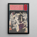 Kodemb no Shshichi, un ladro di Osaka tormentato dai fantasmi - Tsukioka Yoshitoshi — quadro incorniciato alla parete