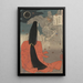 Manosan yowa no tsuki - Tsukioka Yoshitoshi — quadro incorniciato alla parete