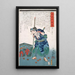 Mashira no Denji buvant à une louche - Tsukioka Yoshitoshi — quadro incorniciato alla parete