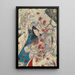Momijigari - Tsukioka Yoshitoshi — quadro incorniciato alla parete