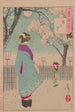 Lune des quartiers de plaisir Kuruwa no tsuki - Tsukioka Yoshitoshi — vista dell’opera