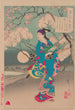 Lune sur la rivière Sumida - Tsukioka Yoshitoshi — vista dell’opera