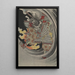 Mushataira no tomomori - Tsukioka Yoshitoshi — quadro incorniciato alla parete