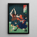 Senzaki Yagor Fujiwara no Noriyasu - Tsukioka Yoshitoshi | Reproduction — quadro incorniciato alla parete