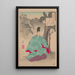 Lune du temple Seson Sesonji no tsuki - Tsukioka Yoshitoshi — quadro incorniciato alla parete