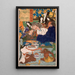 Shutendji entouré de femmes - Tsukioka Yoshitoshi — quadro incorniciato alla parete