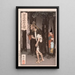 Taira no Tadamori et le voleur d'huile - Tsukioka Yoshitoshi — quadro incorniciato alla parete