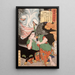 Takagi Umanosuke et le fantôme d'une femme - Tsukioka Yoshitoshi — quadro incorniciato alla parete