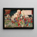 La Bataille de Kagoshima - Tsukioka Yoshitoshi — quadro incorniciato alla parete
