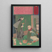 Le célèbre marchand Nishimura exposant un falsario d'arte - Tsukioka Yoshitoshi — quadro incorniciato alla parete