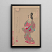 La courtisane Takao - Tsukioka Yoshitoshi — quadro incorniciato alla parete