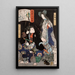 Le fantôme de Yaehatahime et Akamatsu Jtamaru Takanori - Tsukioka Yoshitoshi — quadro incorniciato alla parete