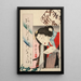 Femme éteignant une lumière - Tsukioka Yoshitoshi — quadro incorniciato alla parete