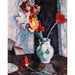 Riproduzione del dipinto Tulipani in un vaso bianco - Samuel John Peploe