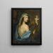 Un'allegoria della scultura - Scuola toscana — quadro incorniciato alla parete