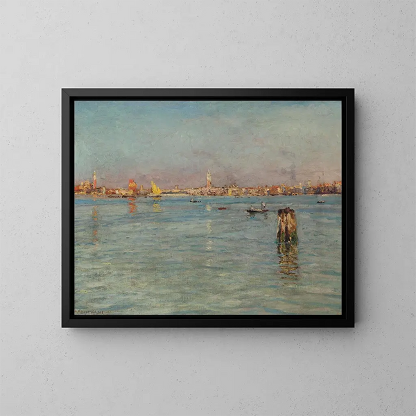 Mattina a Venezia - Ugo Flumiani — quadro incorniciato alla parete