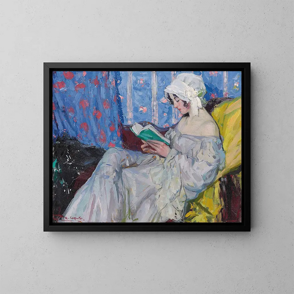 La Liseuse - Ulisse Caputo — quadro incorniciato alla parete
