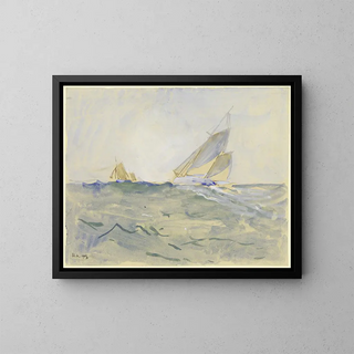 Mer agitée - Ulrich Hübner — quadro incorniciato alla parete